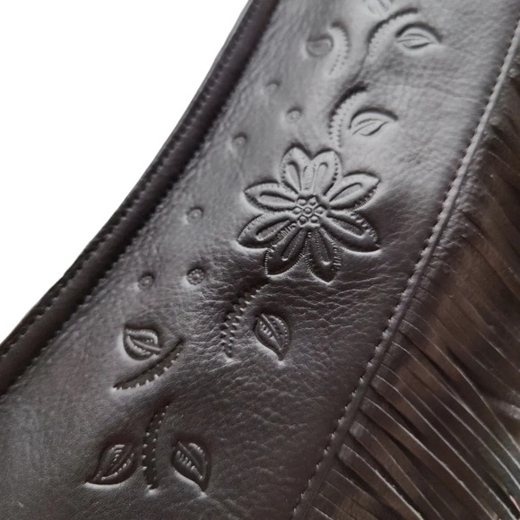 Fringe Embossed Leather Fossil Bag EUC ❤️ - Picture 15 of 16